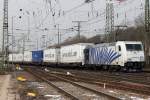 Br.185-Private/265189/185-662-5-lokomotion-mit-dem-ekol 185 662-5 'Lokomotion' mit dem Ekol rtg Sden in Gremberg am 15.03.2013